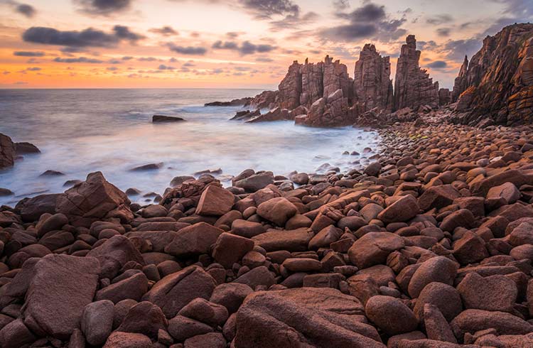 Pinnacles Rock, Phillip Island, Victoria, Australia.