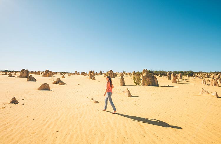 The Pinnacles, north of Perth, Western Australia.