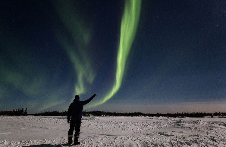 Finding the Northern Lights in Yellowknife, Canada