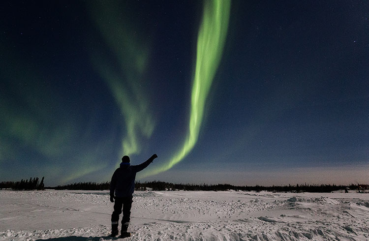 Northern Lights In Yellowknife Canada