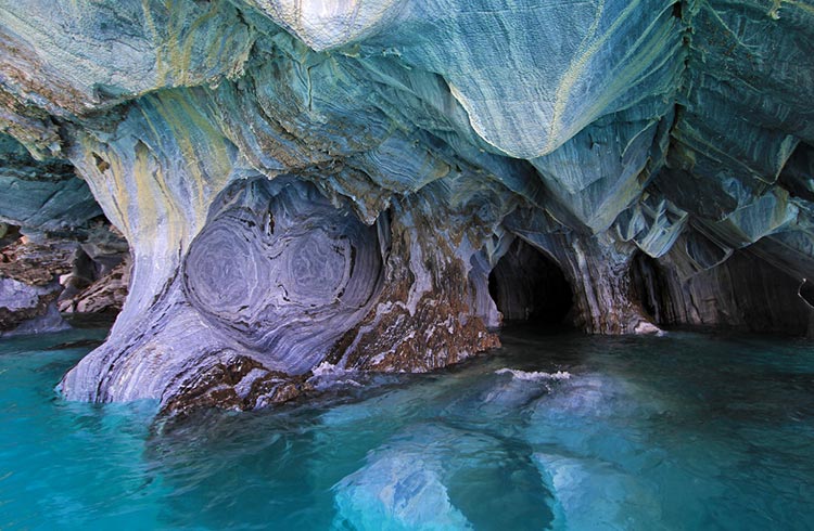 Marble caves, Lake General Carrera.