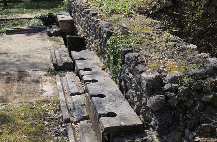 Ancient toilets in Greece