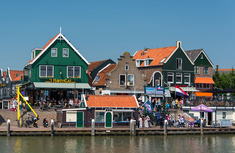 The Dutch fishing village of Volendam.