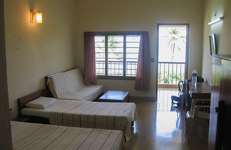 A room in an Ashram, Pondicherry.
