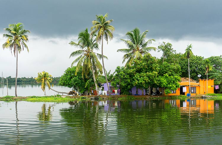 Alleppy, the gateway to Kerala's famous backwaters.
