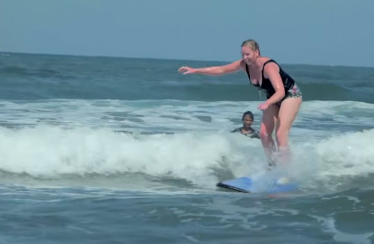 WATCH: Learning to Surf & Traditional Massages in Bali