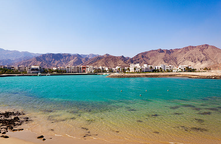 As Sifah Bay, Oman.