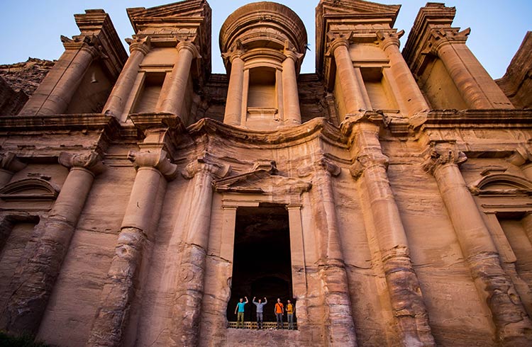 The iconic Treasury at Petra in Jordan.