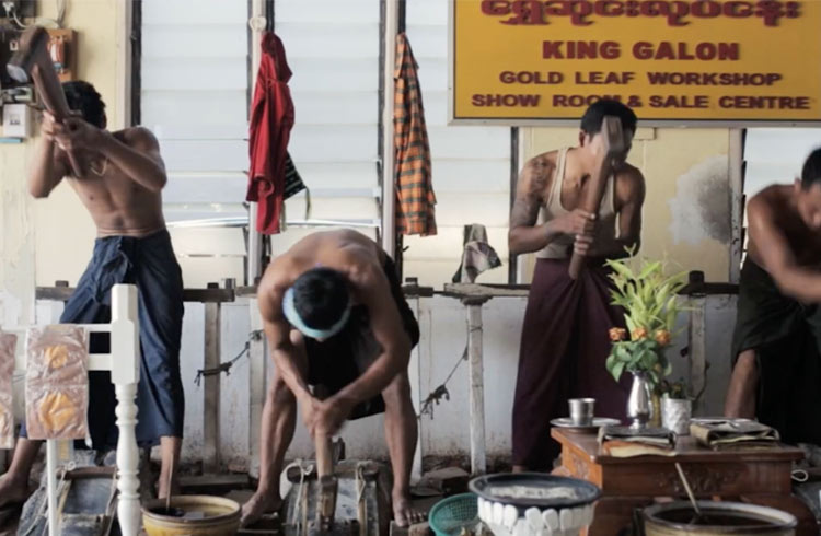 WATCH: The Men Who Make Myanmar's Golden Temples Shine