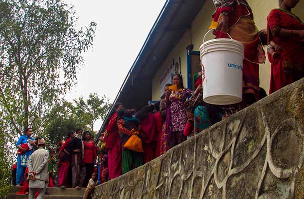 The Power of the Bucket in a Small Village in Nepal