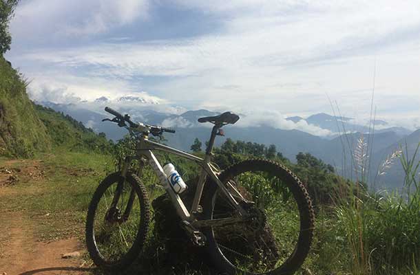 Mountain biking in Pokhara