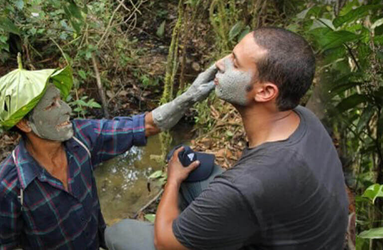 Mo on a Filming Assignment in the Ecuadorian Amazon