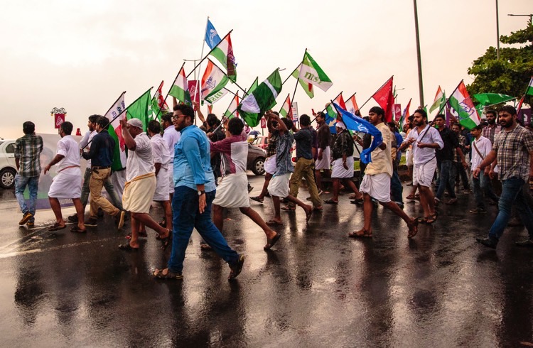 The rally in Kerala