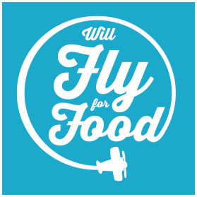 Will Fly for Food logo