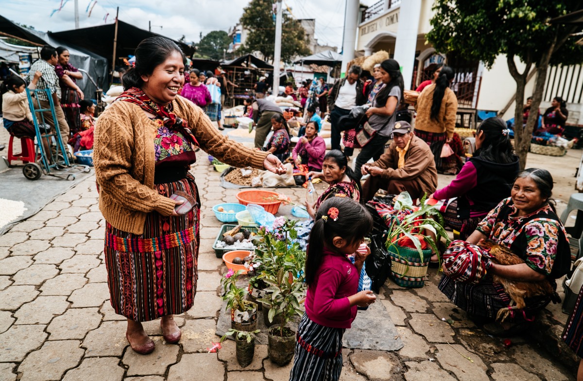 The market at Chichicastenango