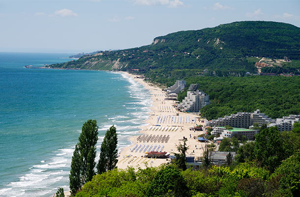 Albena resort near Varna, Bulgaria