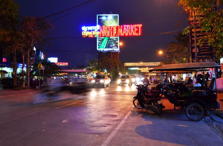 Night market in Siem Reap