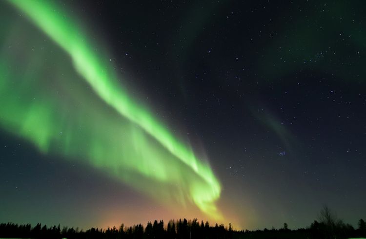 Northern Lights above Finland