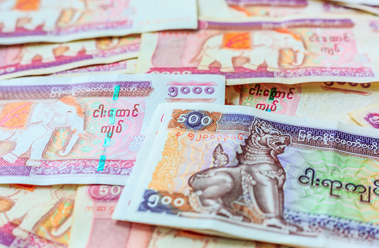 Myanmar Kyat banknotes
