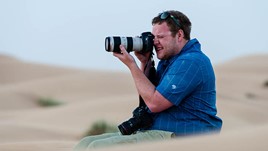 Jake on assignment in Oman
