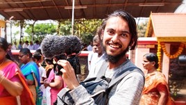 Jigar on a Filming Assignment in India