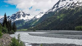 A Cut Eyelid in Alaska, USA