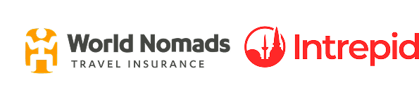 World Nomads logo and Intrepid logo
