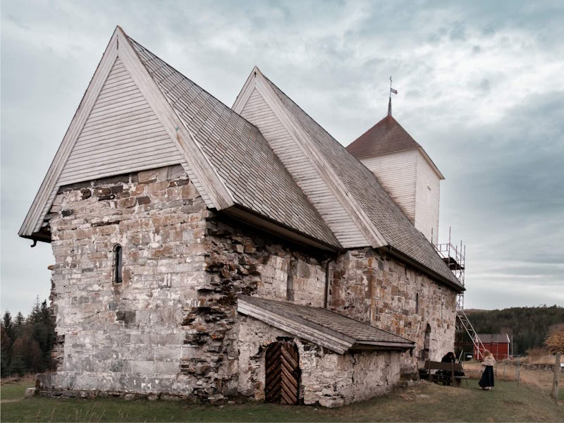 The famed pagan-turned-Christian church built almost 1000 years ago. 