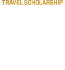 Travel Scholarship 2023: Winner Announcement