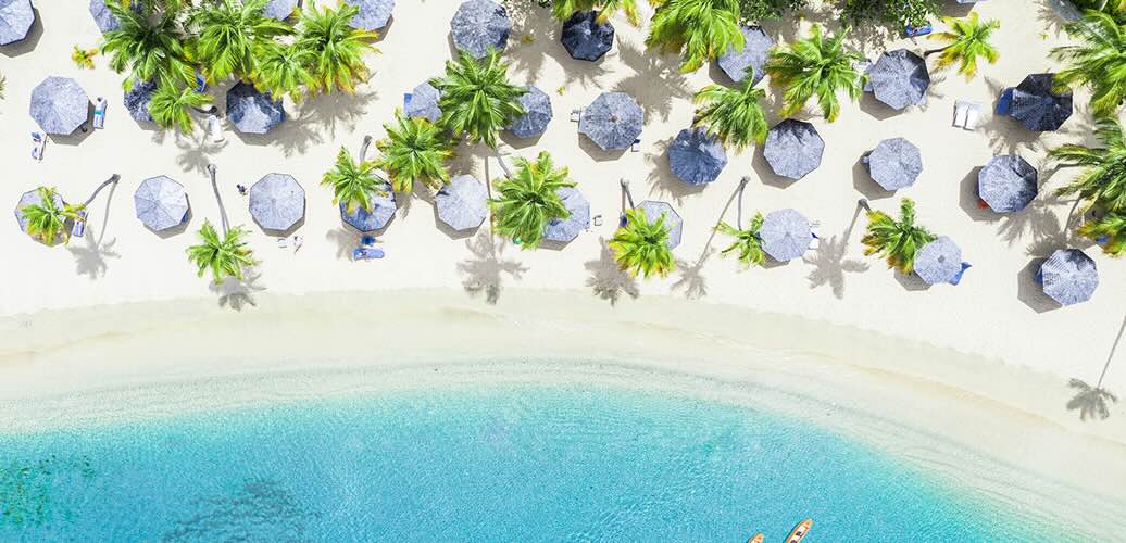 Idyllic Antigua beaches