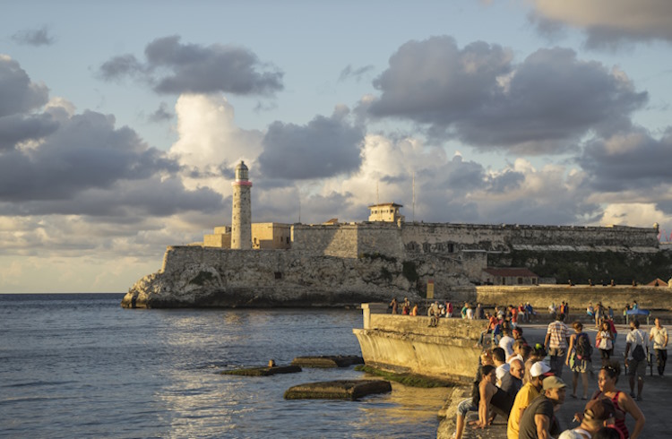 El Morro Fortress, guarding Havana's harbor in Cuba.