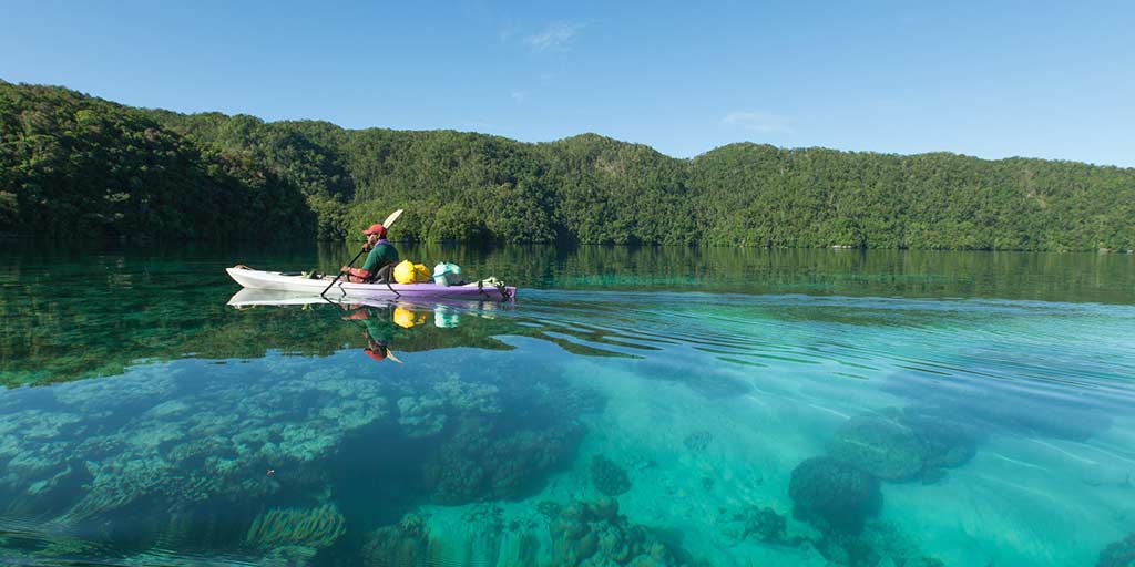 A Solo Kayaking Adventure in Palau's Rock Islands