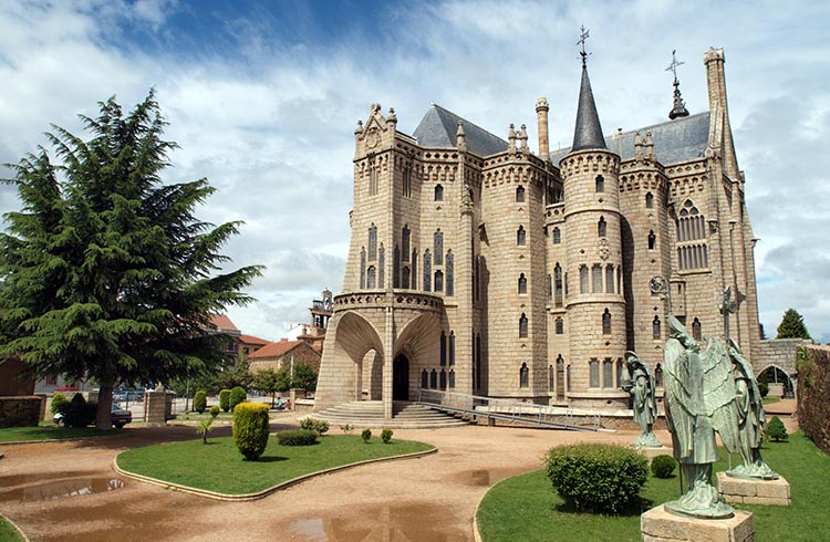 The Episcopal Palace of Astorga, Spain