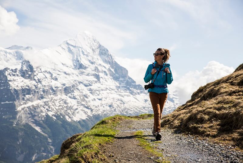 Alpine hiking in Bernese Oberland