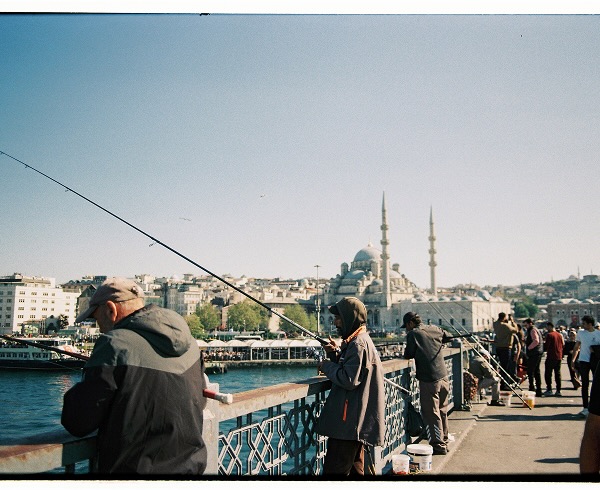Hot air balloons at sunrise in Turkey