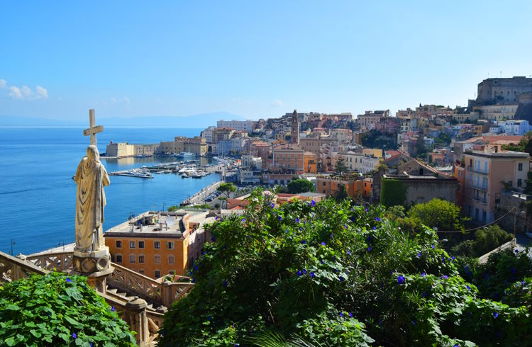 The picturesque fishing village of Gaeta, Italy.