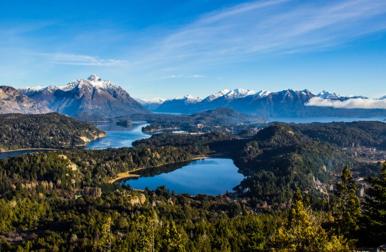 View from Cerro Campanario in Argentina's Lake District.