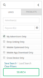 A screenshot of a CJ menu depicting what to select when using the platform