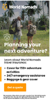 A screenshot of a digital world nomads advert