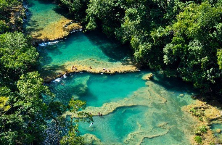 Semuc Champey natural swimming pools, Guatemala