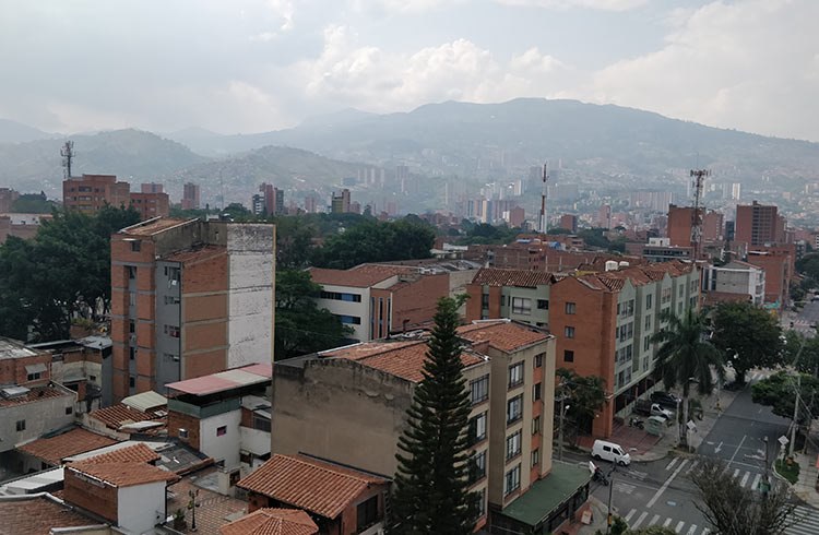 Pollution over Medellin