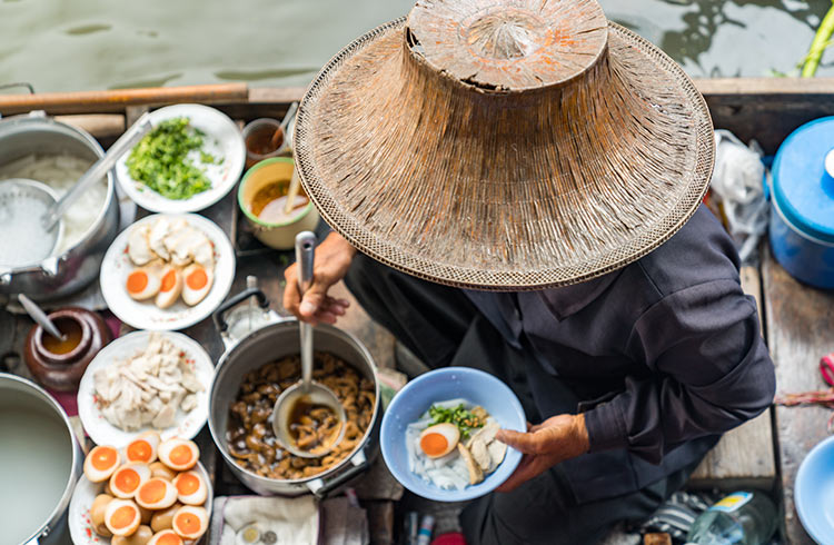 Bangkok floating market