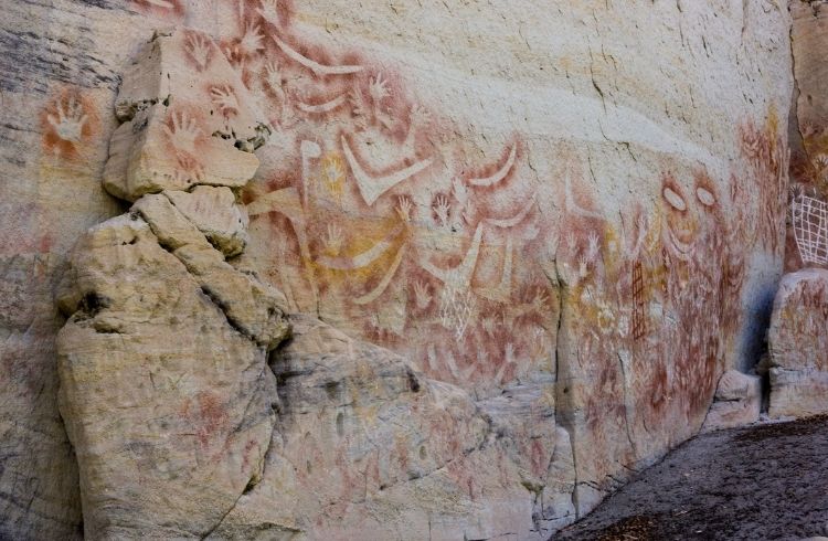 Indigenous cave paintings