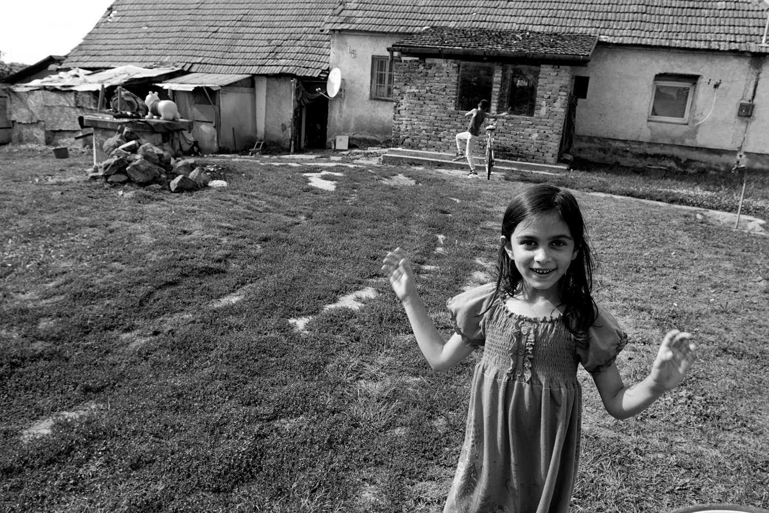 1.       Welcome to Pacsatüttös, a settlement of gypsies in the heart of Zala shire in southwest Hungary. The area was once part of the nearby city, Pacsa, but today the camp and the people are considered stateless, thus they don't exist on paper.2.        For the children of Pacsatüttös life is simple and uninterrupted by the hustle and bustle of modern-day Hungary. It's a place where money and means of making it is scarce, but this doesn't affect childhood innocence.