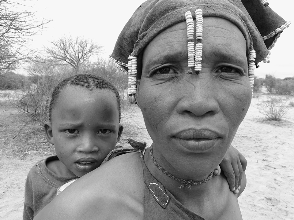 There are only about 1,000 traditional San bushmen left.  Without intervention, soon they too will be gone.  The disappearing world of the Kalahari is evident in the eyes of its people.