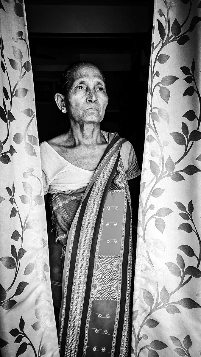 Biru Bala Rabha, another resident of Kamrup and a God-mother figure to the countless women who have been thrown out of their houses by their own family terming them as Witches. Biru Bala has been sheltering and providing livelihood to these women who either would have been fractured or thrashed to death by now.