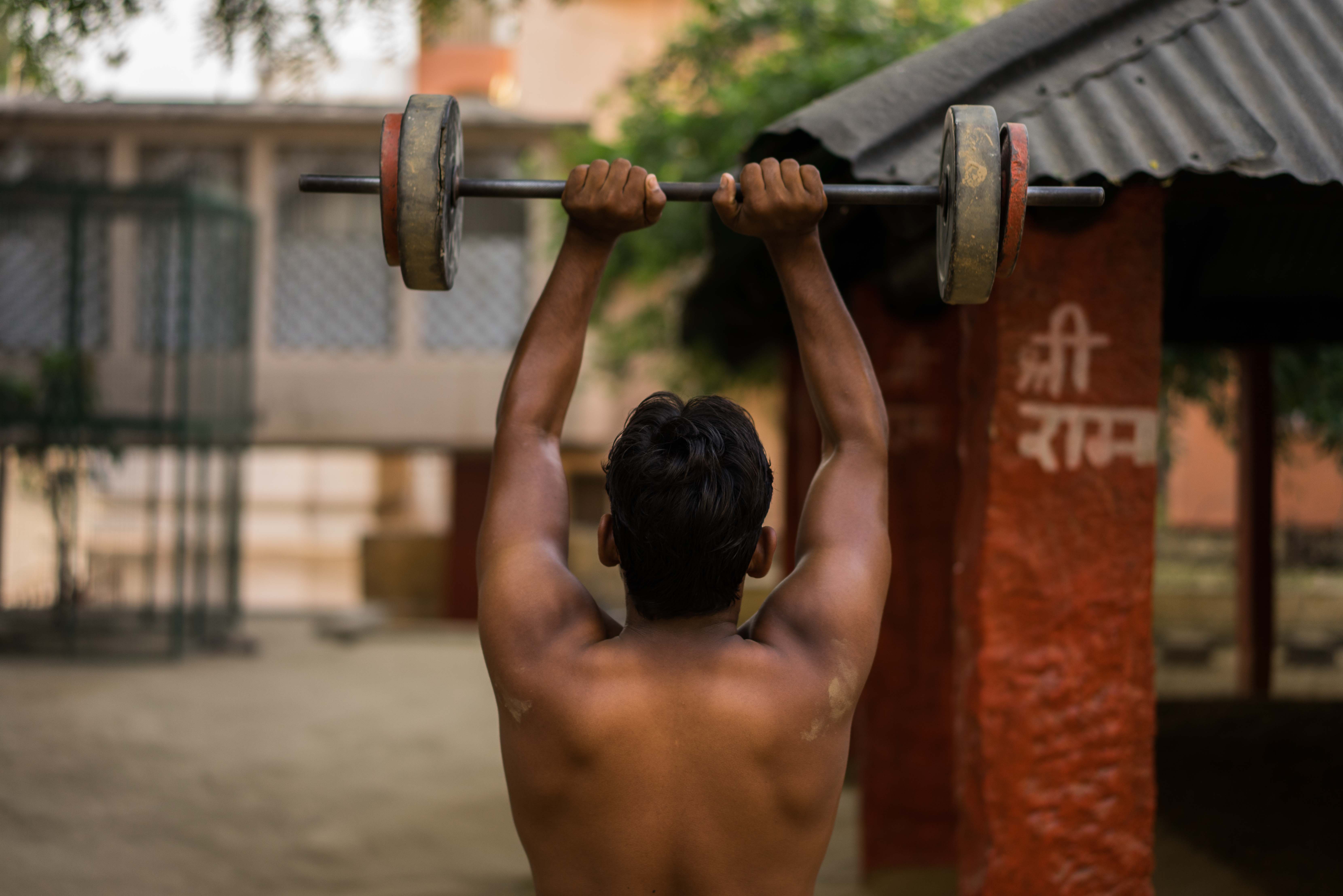 A young Kushti wrestler prepares himself for the demands of the wrestling Akhara.