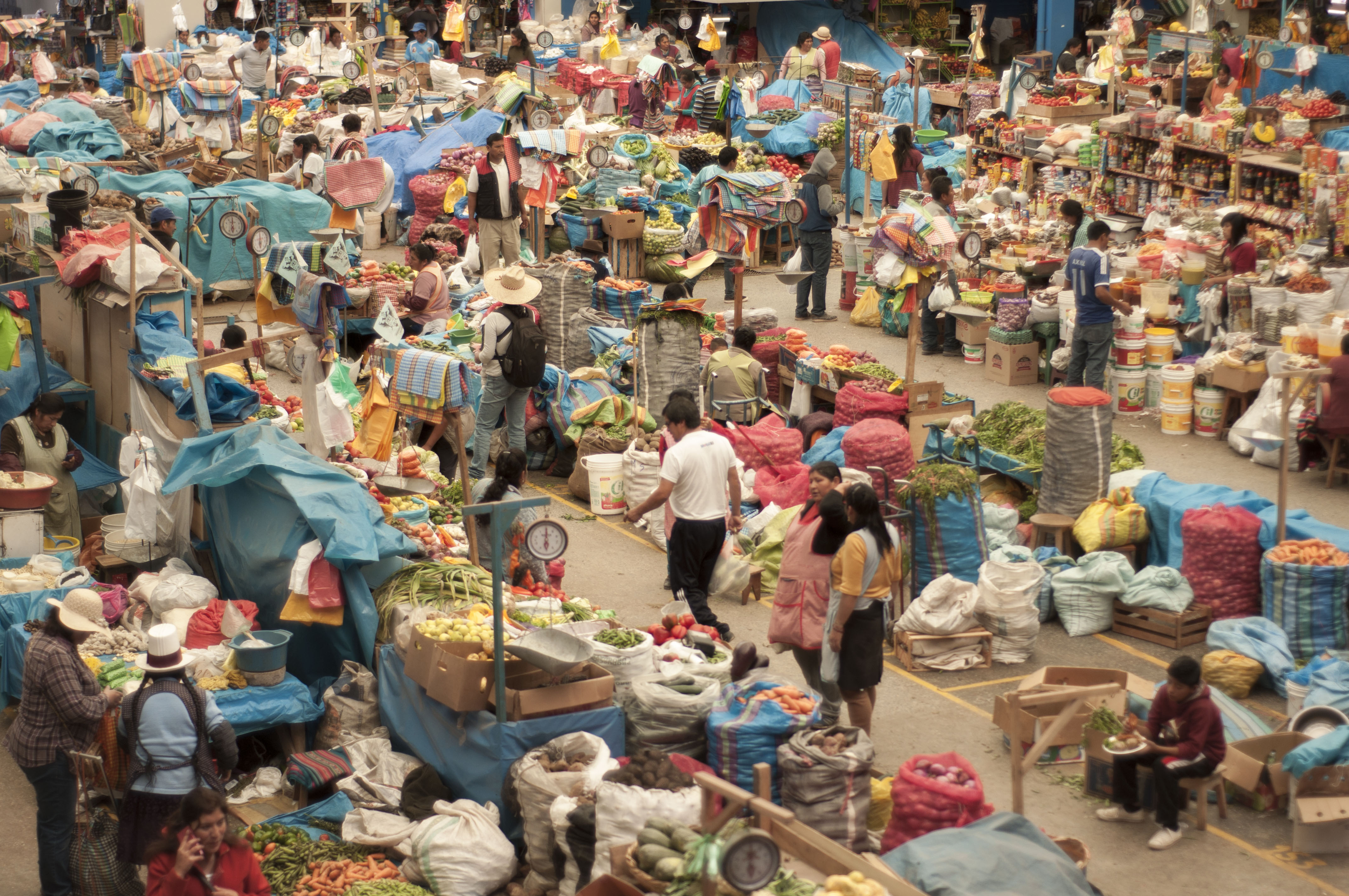Farmers Market in Peru