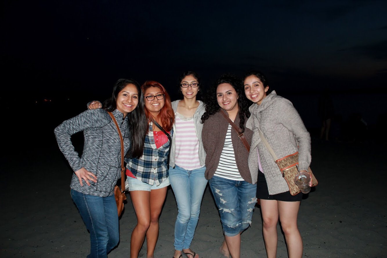 After dusk, members of Unidas Seremos stayed around and chatted before packing up. The undergraduate organization strives to empower successful women through academic achievement, cultural awareness, and community service.