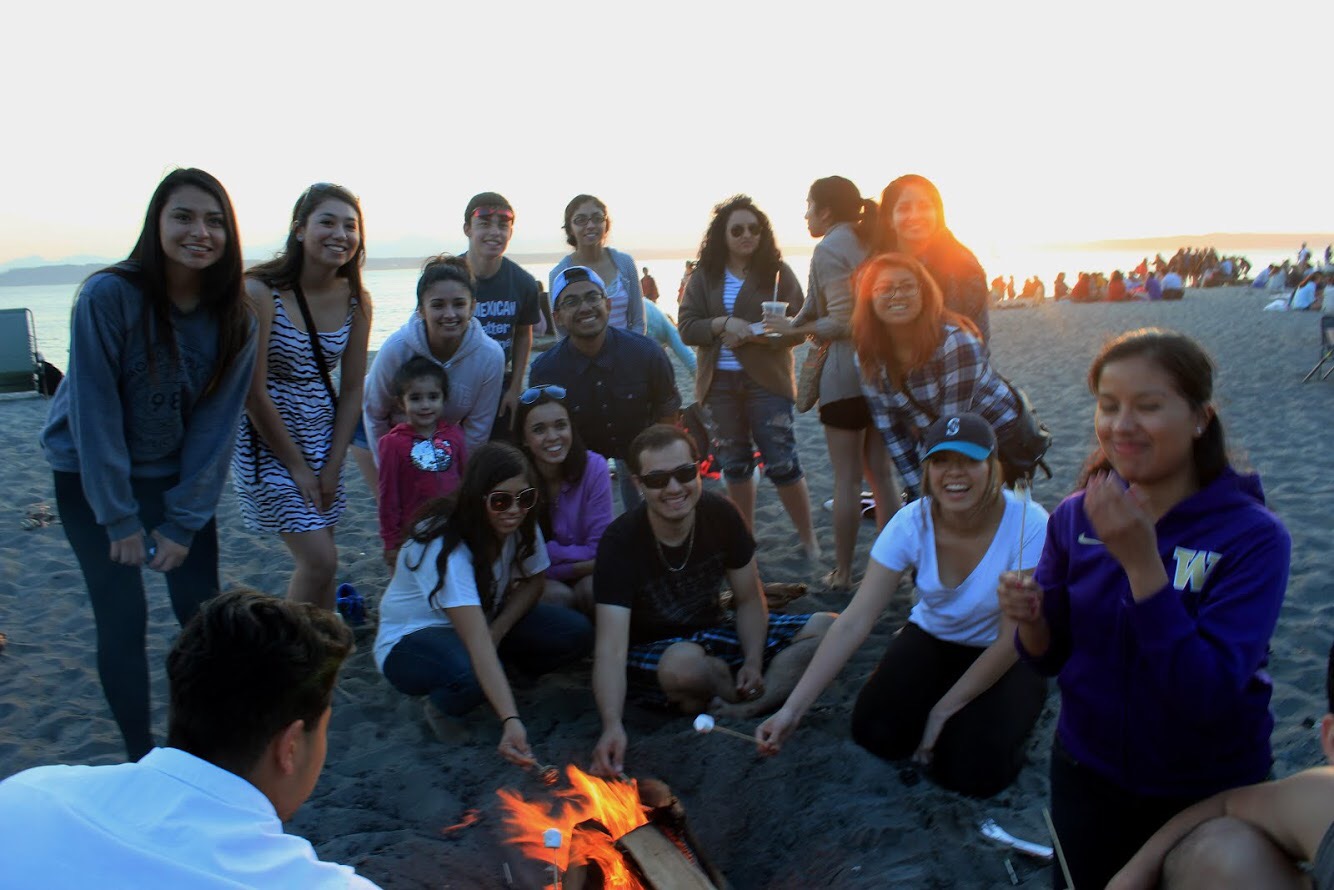 The spot where the two student organizations, COMPAS and Unidas Seremos gathered for their beach social. Amongst the fun, conversations about women empowerment, unity amongst the groups, and academic goals were discussed.